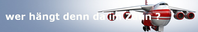 wer h�ngt denn da im Zaun ?